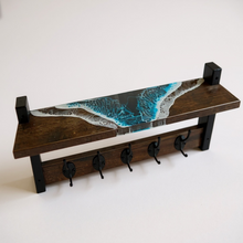 Load image into Gallery viewer, Coat &amp; Hat Rack with Shelf