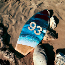 Load image into Gallery viewer, Surfboard House Number Sign