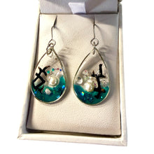 Load image into Gallery viewer, Ocean Treasure Earrings - Creative Art by Bron