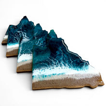 Load image into Gallery viewer, Queensland Coasters (4) - Creative Art by Bron