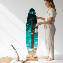 Load image into Gallery viewer, Surfboard Wine Rack - Creative Art by Bron