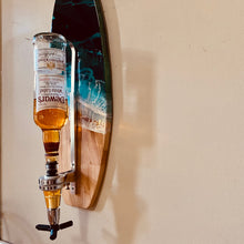 Load image into Gallery viewer, Surfboard Alcohol Dispenser: Wall Mounted