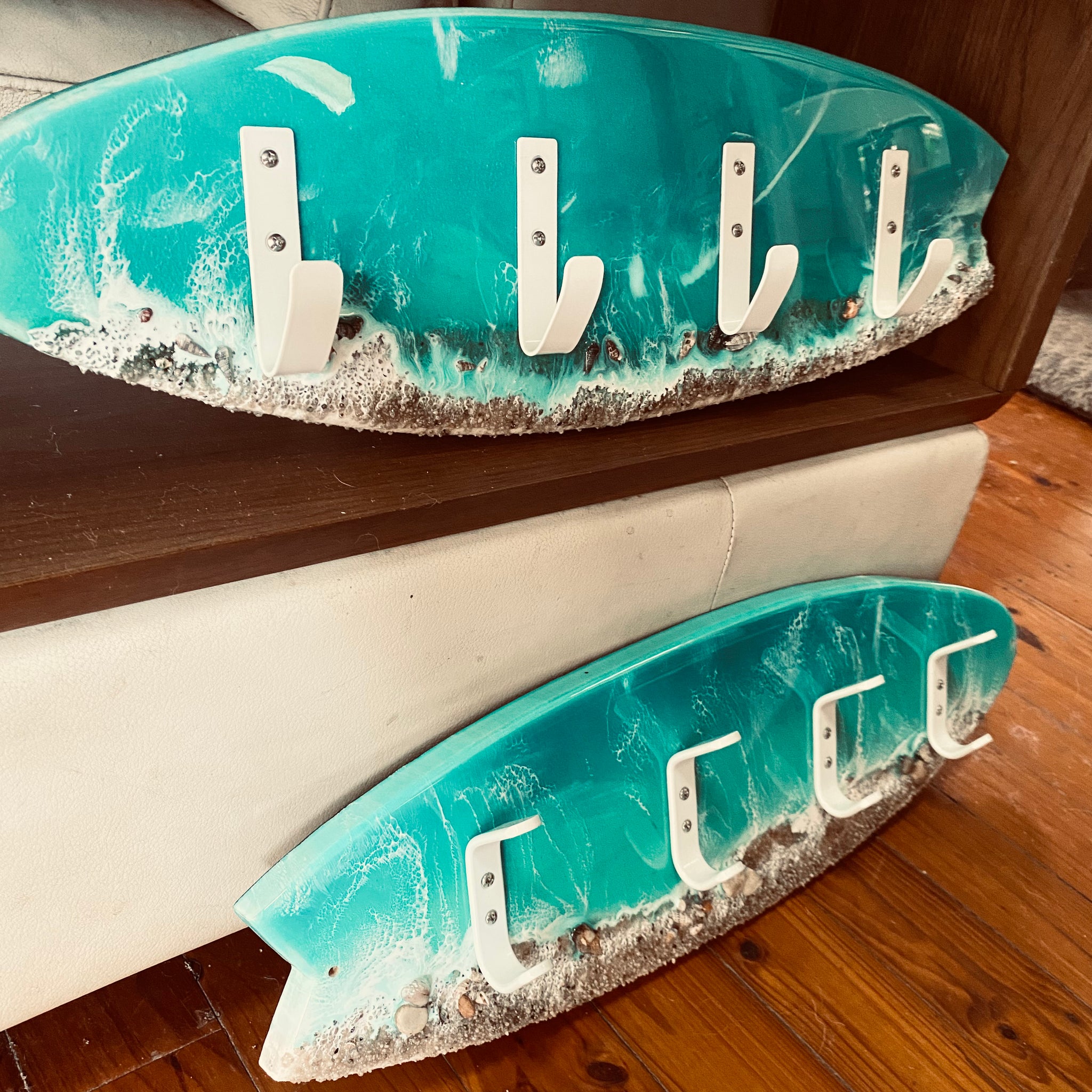Surfboard towel holder sale
