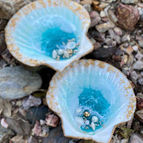 Scallop Shell Soap/Ring Holder